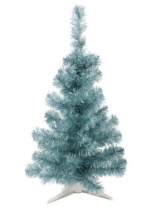 Фото Ель Декоративная бирюзовая 0,5 м в индивидуальной упаковке Ель Декоративная бирюзовая 0,5 м в индивидуальной упаковке