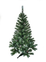 Ель Балтийская заснеженная с шишками 1,5 м