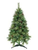 Фото Ель Волшебная зеленая с шишками и ягодами 1,6 м Ель Волшебная зеленая с шишками и ягодами 1,6 м