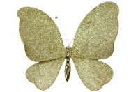 мини-украшение "бабочка" золотистая  купить недорого