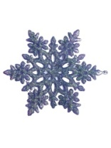Снежинка фиолетовая (1 шт.), d-150мм (140)