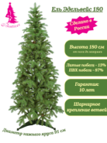 Ель Эдельвейс зеленая с шишками 1,8 м
