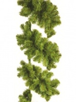 Гирлянда еловая 'Рождественская 2' 270 см светло-зеленая