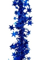 Звезды голография синий штамп 2м (30)