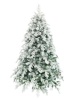 Ель Crystal Queen зеленая заснеженная с шишками 2,1 м