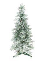 Фото Ель Эдельвейс зеленая заснеженная с шишками 1,5 м Ель Эдельвейс зеленая заснеженная с шишками 1,5 м