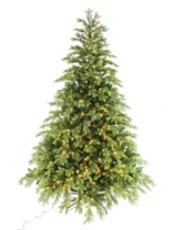 Ель искусственная Emerald зеленая  1440 LED ламп теплый белый цвет  3,6 м (2 коробки)