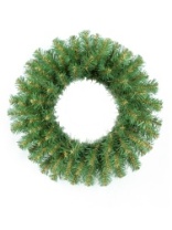 Венок новогодний -  8  зеленый, 35 см