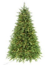 Ель искусственная Эвредика зеленая 570 LED ламп теплый белый цвет 2.1 м