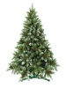 Фото Ель Ice Tiffany зеленая заснеженная с шишками и ягодами 1,6 м Ель Ice Tiffany зеленая заснеженная с шишками и ягодами 1,6 м