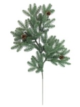 Ветка хвойная с шишками 'Меридиан', 60 см, литая (10)