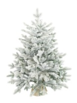 Ель Амалия зеленая заснеженная 0,7 м