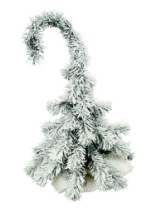 Ель Петрушка зеленая заснеженная в мешке 0,3 м (5)