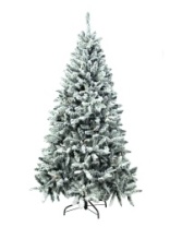 Ель Snow Princess зеленая заснеженная с шишками и ягодами 2,1 м