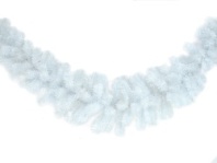 Гирлянда еловая 'Сваг', белая 180 см