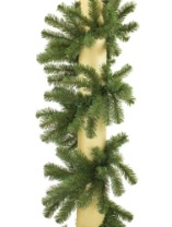Гирлянда еловая зеленая 270 см (10)