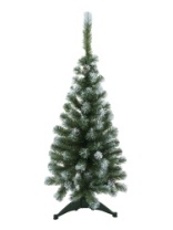 Фото Ель Амурская зеленая заснеженная с шишками 1,2 м Ель Амурская зеленая заснеженная с шишками 1,2 м