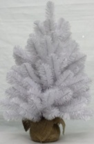 Ель искусственная Исландская белоснежная 60см в мешочке