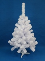 Фото Ель Радужная белая блестящая 1,2 м Ель Радужная белая блестящая 1,2 м