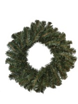 Венок новогодний -18, зеленый 35 см